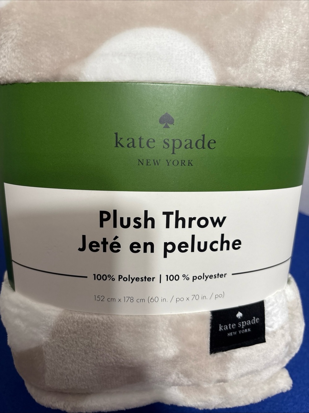 Kate Spade Plush Throw